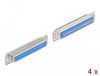 Delock 66715 Kabel-connector D-Sub 37 pin Blauw, Zilver