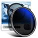 NEEWER Variabel ND-filter 67 mm ND2-ND400 (1-9 stops), filter met neutrale dichtheid, meerdere coatings, water- en krasbestendig