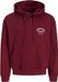 JACK&JONES JORMEADOWS SWEAT HOOD Heren S Tibetan Red