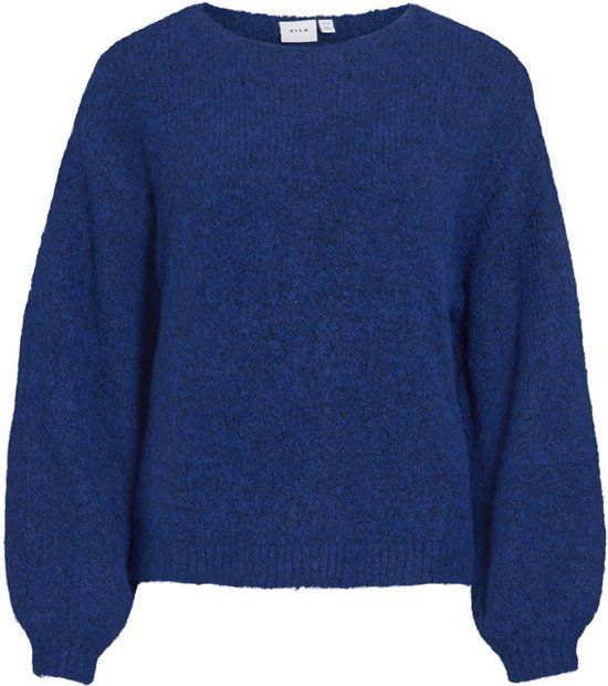 Vila Trui Vimarley L/s Knit Pullover- Noos 14110972 Navy Peony/melange Dames Maat - XL