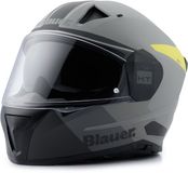 Blauer Naca NF01B Mat Grijs Geel Integraalhelm - Helm