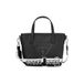 GUESS Emelie Logo Top Zip Shoulder Bag White Logo