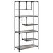 VidaXL Boekenkast 81x36x176 cm Bewerkt Hout Grijs Sonoma Eikenkleurig