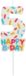 Folat Kaars cozy sprinkles cijfer 5 - 7 cm