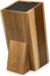 Bloc à couteaux universel sans marque, sans couteaux - Porte-couteaux en bois d'acacia - Convient à toutes les tailles de couteaux de cuisine et de couteaux de chef