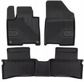 Frogum No.77 Automat / Vloermat - 3D Pasvorm - Geschikt voor KIA Sportage V PHEV vanaf 2021 - TPE Rubber - 3-delig - Zwart