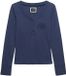 Superdry Athletic Button Down Longsleeve Top Dames Mariner Navy