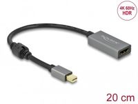 Delock Active mini DisplayPort 1.4 to HDMI Adapter 4K 60 Hz (HDR)