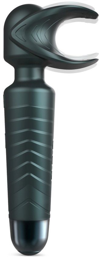 ManWan Man.Wand EVO - Oplaadbare Masturbator èn Wand Vibrator - Dennengrijs