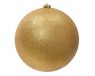 Decoris Kerstbal plastic 20cm licht goud