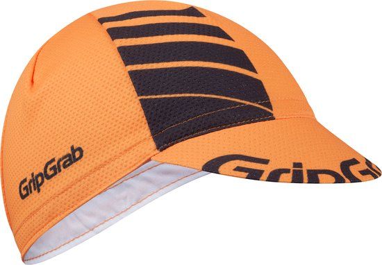 GripGrab Lightweight Summer Cycling Cap - Orange/Black - Unisex - M/L