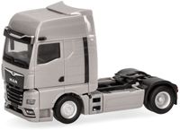 Herpa MAN TGX GX trekker 2-assig (met spiegelcamera’s), platina grijs, schaal 1:87