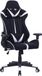 Happyment Gamingstoel Sheffield – Met voetsteun – Wit/Zwart – In hoogte verstelbaar – Ergonomisch – Met armleuningen