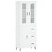 VidaXL Hoge kast, wit, 69,5 x 34 x 180 cm, houtvezel