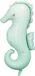 PartyDeco - Ballon en aluminium - Hippocampe - Vert - 98 cm