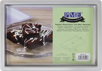 PME Rechthoekige Bakvorm - Brownie Bakvorm - Aluminium - 20,3x30,4x2,5cm