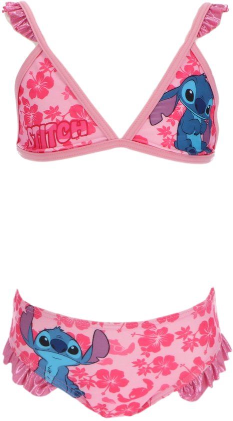 4KidsOnly Mister License Lilo & Stitch Bikini - Maat 98/104 - Roze