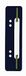 Flexi-nietstrips DURABLE Heftstroken Flexi, 34 x 150 mm, zwart