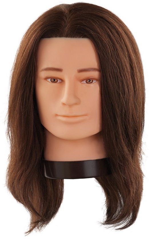 Comair Oefenhoofd Simon zonder baard bruin 35cm