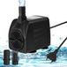 Merkloos Vijverpomp Mini-waterpomp 10 W 600 l/u Ultrastil Met 2 sproeiers