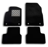 Vloermatten Opel Vloermatten voor Opel Astra J/GTC/Sports Tourer 2009 tot 2015, precies passend, antislip, versterkte hielvoering van rubber, bevestigingsknoppen