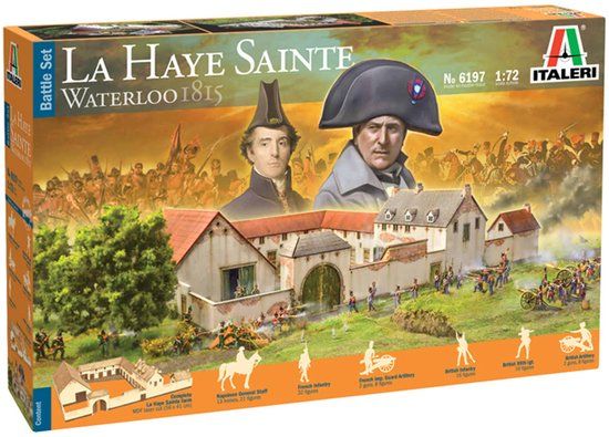 Italeri 1:72 La Haye Sainte Waterloo 1815 - Battle Set Plastic Model Kit