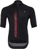 Silvini Jersey Mazzano Korte Mouw Aansluitend Mesh Zwart-Grijs L
