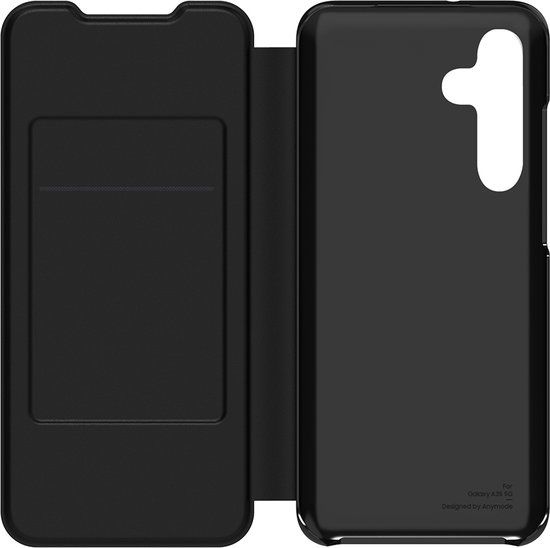 Samsung, Hoesje geschikt voor Samsung Galaxy A35 5G - Folio met Kaarthouder, Zwart