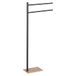 Gedy Trilly handdoekhouder, natuur-zwart, mat