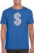 Bellatio Decorations Shoppartners Bv Zilveren dollar / Gangster verkleed t-shirt blauw voor heren XXL