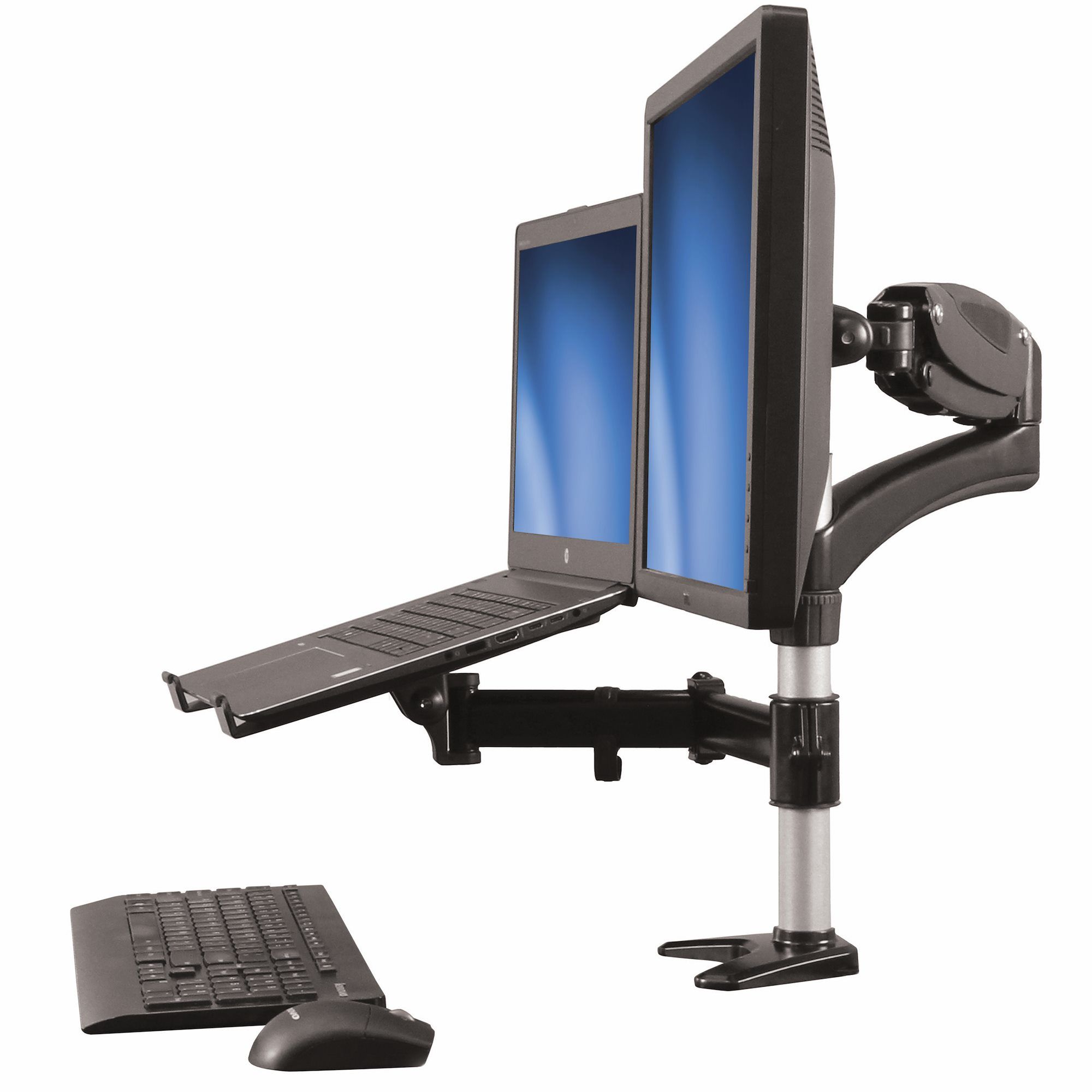 StarTech.com Monitor arm met laptop standaard