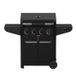 Barbecook Luca 412 gasbarbecue met kast en zijbrander zwart 145.4x60.3x112.3cm