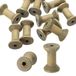 10 bobines en bois de 2 pouces x 1,4 pouces, pour fil à coudre, travaux manuels, broderie, couleur marron