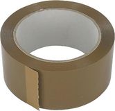 Claudius Cosmetics B.V. Verpakkingstape 6 stuks tape bruin acryl PP - 66 meter x 50mm