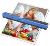 OEM Draagbare documentenscanner, A4, 300-900 dpi, zwart