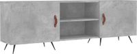 vidaXL Tv-meubel 150x30x50 cm bewerkt hout betongrijs