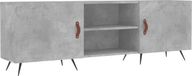vidaXL Tv-meubel 150x30x50 cm bewerkt hout betongrijs