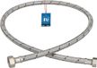 KOTARBAU® Tuyau de raccordement flexible 1/2“ x 3/8“ - Tuyau de robinet flexible 100 cm - Tuyau de raccordement sanitaire - Tuyau de connexion flexible - Tuyau de raccordement de robinetterie - avec tresse en acier inoxydable