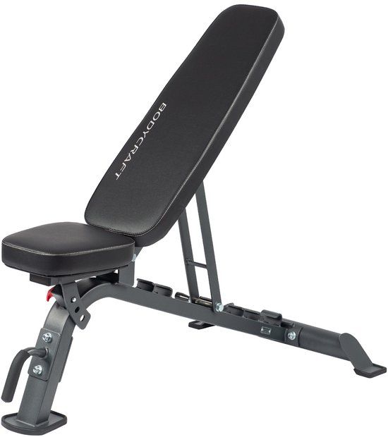 Bodycraft F605 Halterbank - Verstelbare F.I.D. Bench - 275kg - Zwart/Grijs
