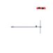FORCE 8044700U Extension, clé à douille Longueur: 700mm, Dimensions carré d’entraînement: 12,5 (1/2")mm (pouces), Acier d'outil