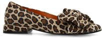 Manfield - Femme - Mocassins en suède léopard - Taille 38