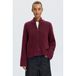 Selected Femme Gilet en laine - Rouge foncé