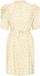 Ichi Robe chemise Femme Asdis Coton Courte Fleurie Buff Yellow Flowers Taille 42