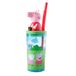 p:os Peppa Pig Drinkbeker met deksel en rietje voor kinderen, 360 ml, kinderdrinkbeker met 3D-figuur, BPA-vrij en geschikt voor koolzuurhoudende dranken