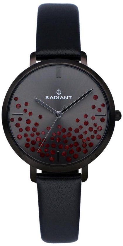 Radiant RA525605 - Dames horloge - Ø 36 mm - Zwart/Grijs