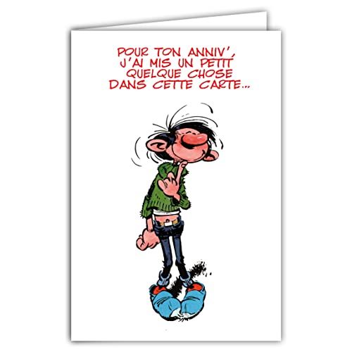 Gaston Lagaffe GLCT-0122 - Verjaardagskaart met Zen-hart
