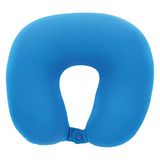 Sumex Reiskussen, nekkussen voor kinderen en volwassenen, U-vorm, ultrazacht, wasbaar, ideaal voor reizen, blauw