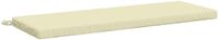vidaXL Bankkussen SOEST 100% Polyester Crèmekleurig 120 x 40 x 5 cm