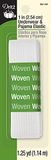 Dritz Geweven Elastiek, Polyester, Wit, 1-Inch bij 1-1/4-Yard