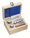 KERN 326-092 Sauter Gewichtensets OIML F1, Houten etui, 1-10000g nominale waarde